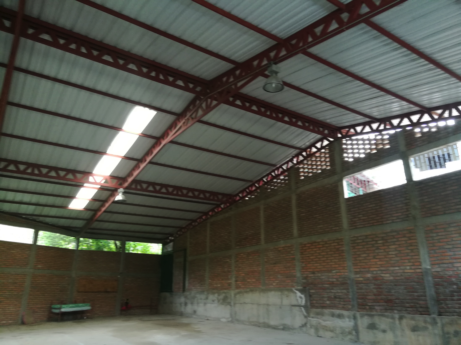 DETALLE DE LAS ESTRUCTURAS DE LAS CERCHAS Y LAS COLUMNAS.
AREA BODEGA 1